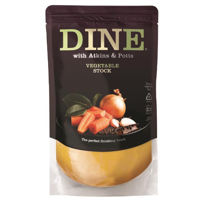 Dine with Atkins & Potts - Vegetable Stock (350g) - LemonSalt
