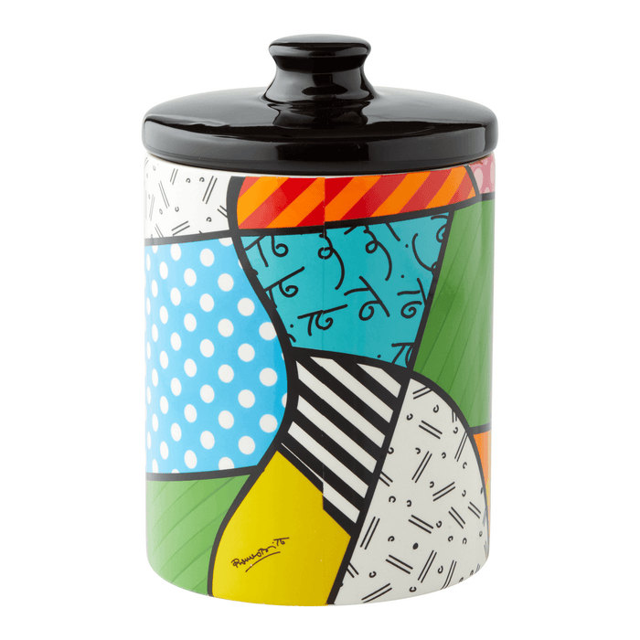 Disney Britto Mickey Mouse & Pluto Cookie Jar Small