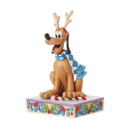 Disney Traditions Pluto Christmas Figurine (14cm) - LemonSalt