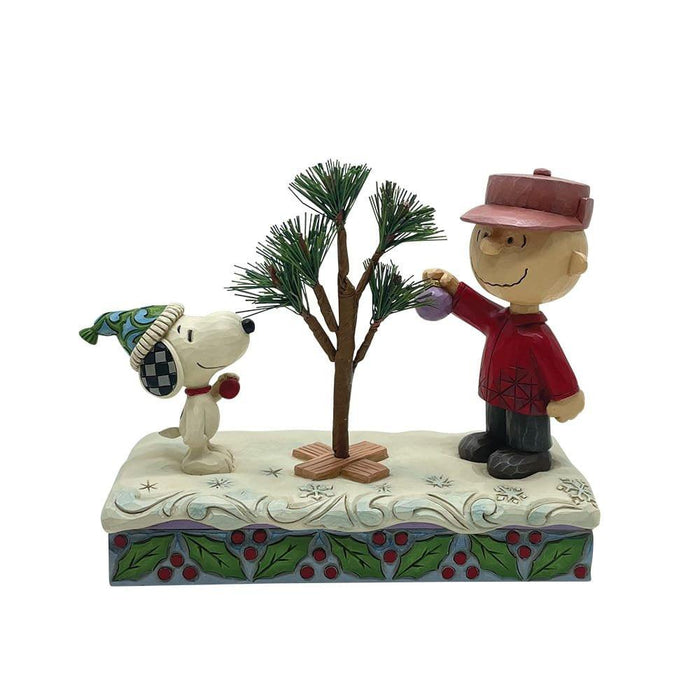 Disney Traditions Snoopy & Charlie Brown Christmas Tree (14cm) - LemonSalt