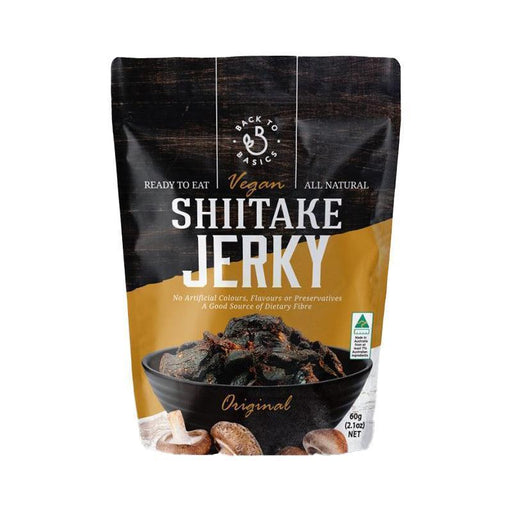 DJ&A Back to Basics Vegan Shiitake Jerky (60g) - LemonSalt