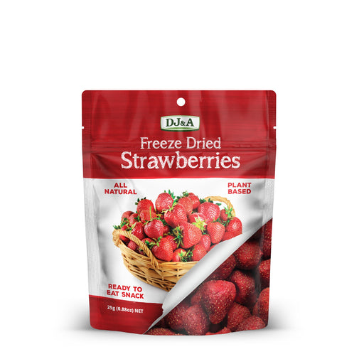 DJ&A Freeze Dried Strawberries (25g) - LemonSalt