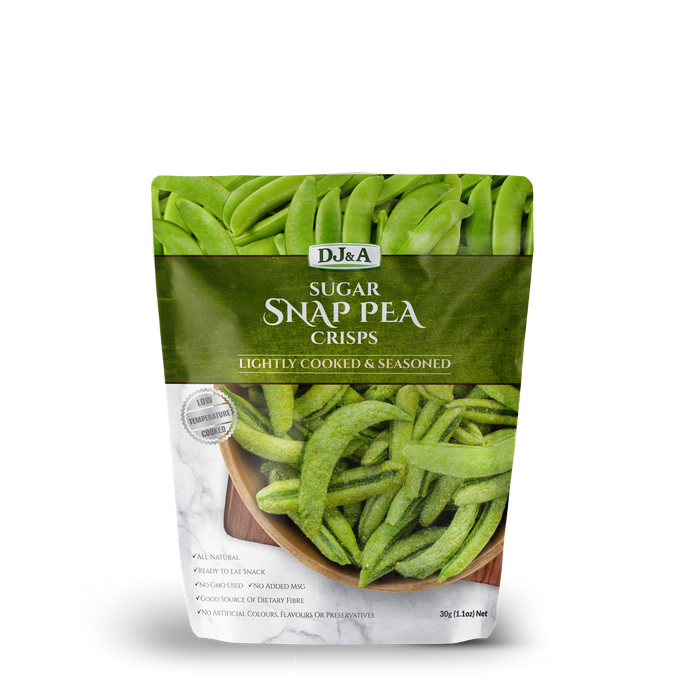DJ&A Sugar Snap Pea Crisps (30g) - LemonSalt