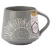 DMD Artisan Flower Grey Wax Resist Mug | {{ collection.title }}