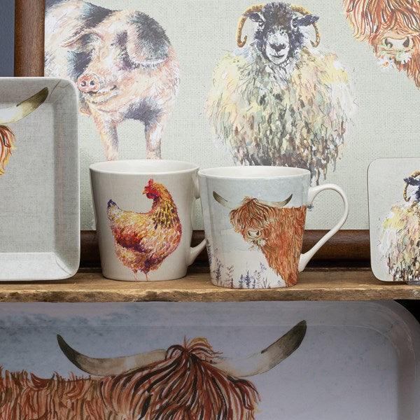 DMD Foxwood Home Country Life Chicken Mug