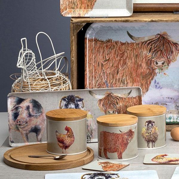 DMD Foxwood Home Country Life Rectangle Tray