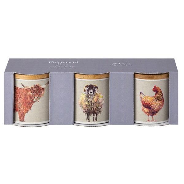 DMD Foxwood Home Country Life Set of 3 Tins | {{ collection.title }}