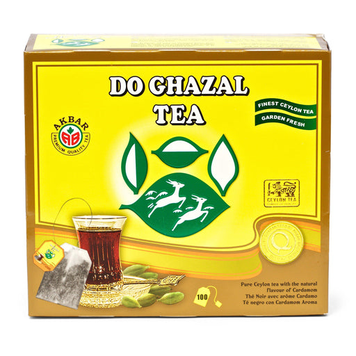 Do Ghazal Tea Cardamom Tea Bags (100 bags) - LemonSalt