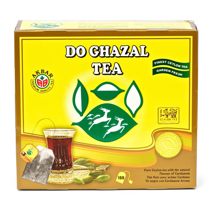 Do Ghazal Tea Cardamom Tea Bags (100 bags) - LemonSalt