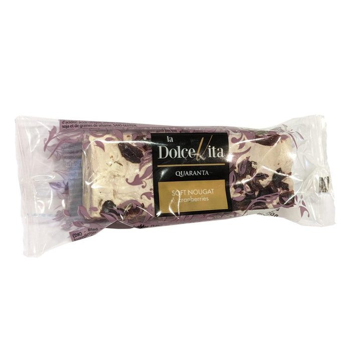 Dolce Vita Soft Nougat With Peanuts & Cranberries (50g)