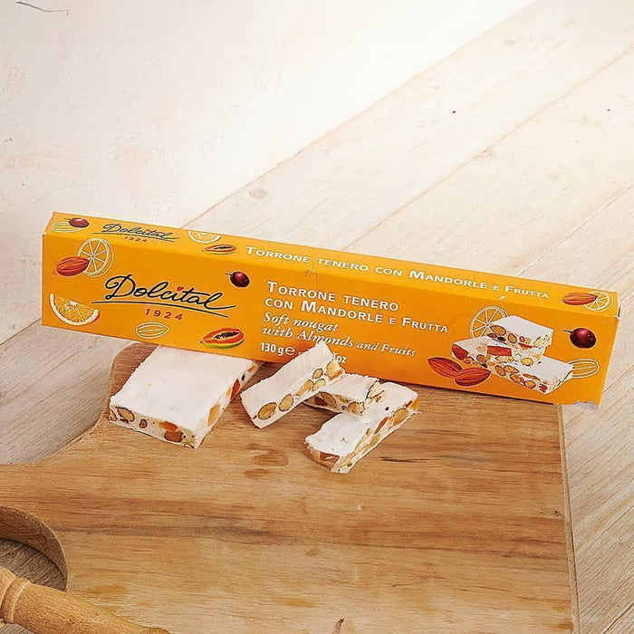 Dolcital Almond & Fruit Soft Nougat (130g) - LemonSalt