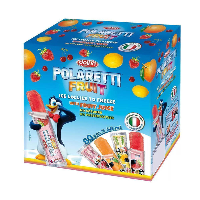 Dolfin Polaretti Fruit Ice Lollies (80x40ml) - LemonSalt
