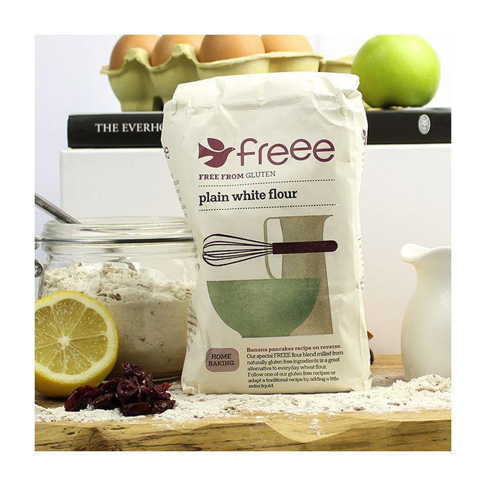 Doves Farm Gluten Free Plain White Flour (1kg) - LemonSalt