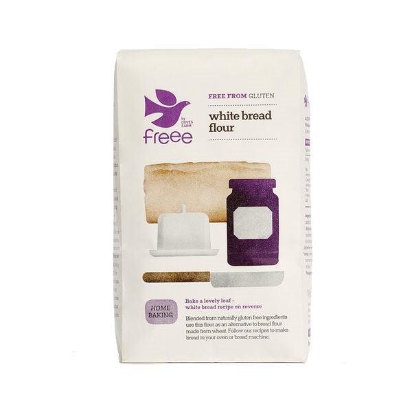 Doves Farm Gluten Free White Bread Flour (1kg) - LemonSalt