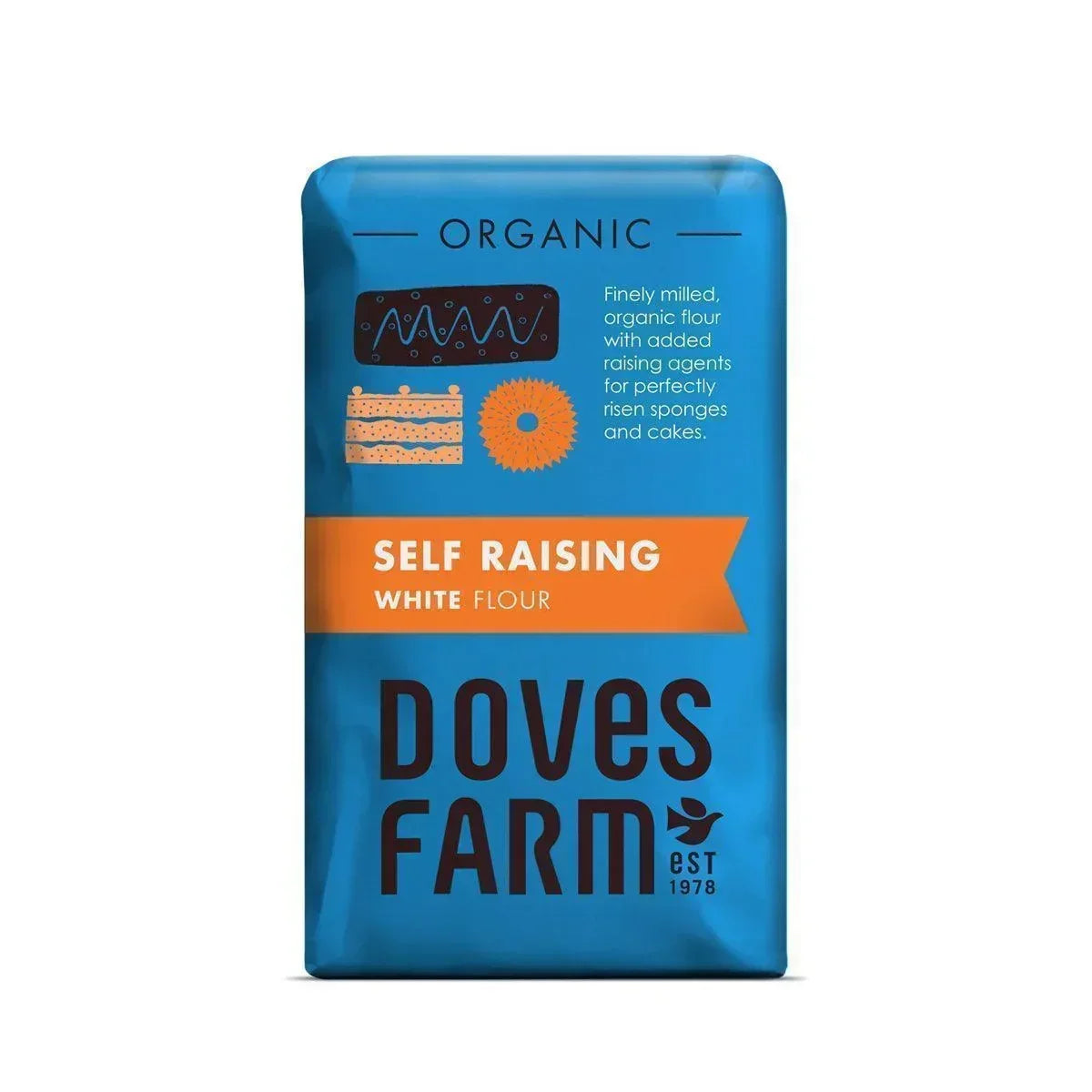 Doves Farm Organic Self Raising White Flour (1kg) - LemonSalt