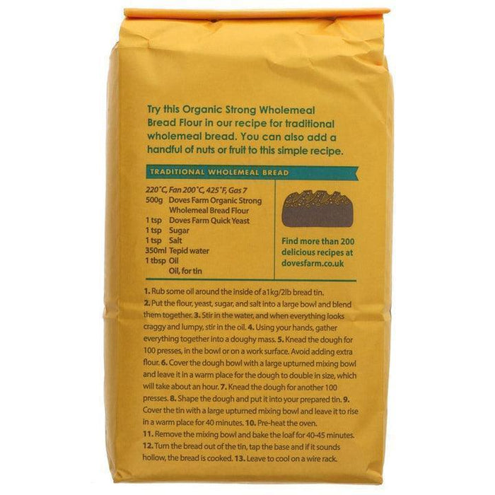 Doves Farm Organic Wholemeal Strong Bread Flour (1.5kg) - LemonSalt