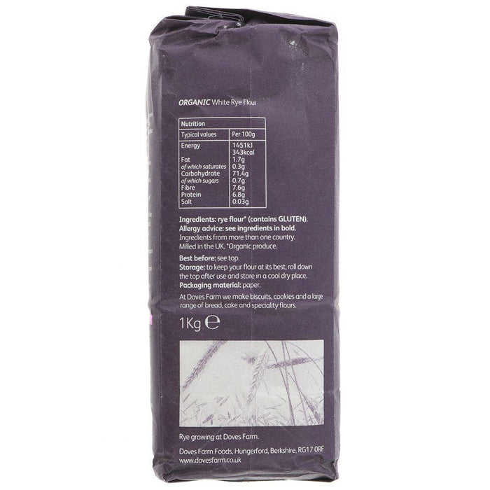 Doves Farm White Rye Flour (1kg) - LemonSalt