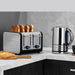 Dualit Architect 1.5L Kettle & 4 Slot Toaster Set in Matt Black - LemonSalt