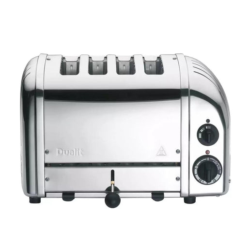Dualit Classic 4 Slot Toaster With Sandwich Cage in Polished Stainless Steel | {{ collection.title }}