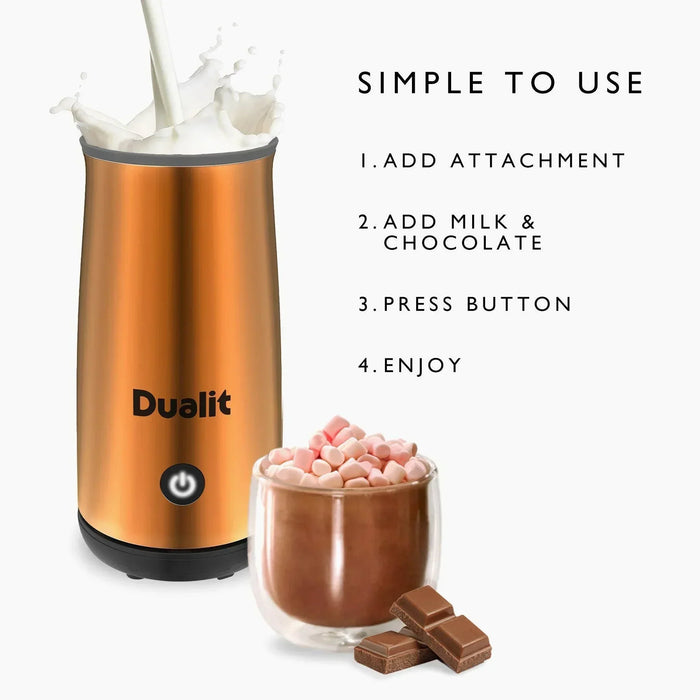 Dualit Cocoatiser Hot Chocolate Maker & Milk Frother (325ml) - LemonSalt