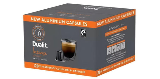 Dualit Intense Espresso Nespresso Compatible Aluminium Coffee Capsules (120 Servings) - LemonSalt