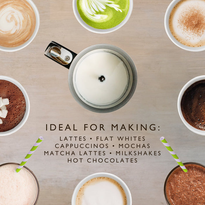 Dualit Milk Frother & Hot Chocolate Maker Max Black - LemonSalt