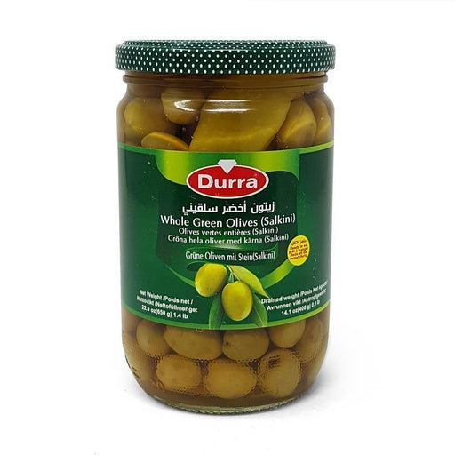Durra Green Olives Salkini (650g) - LemonSalt