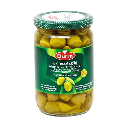 Durra Whole Green Olives Halabi (400g) | {{ collection.title }}