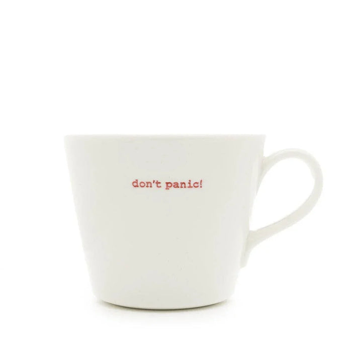 Keith Brymer Jones Mug 350ml- don't panic! (red)