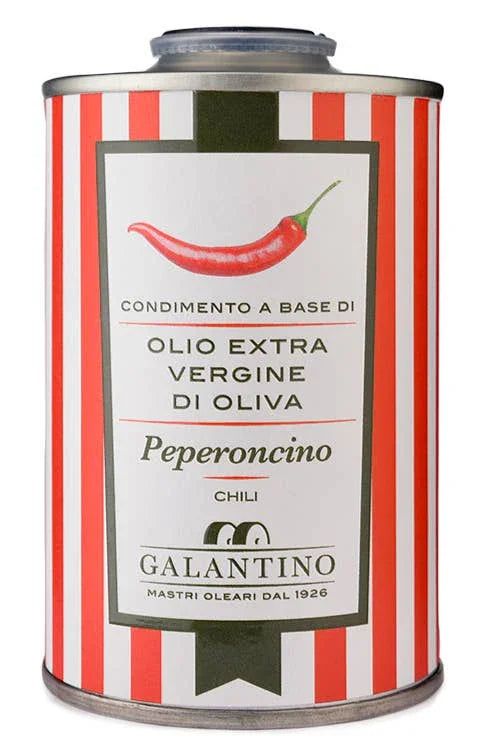 Galantino Chili Pepper Extra Virgin Olive Oil in Tin (250ml)