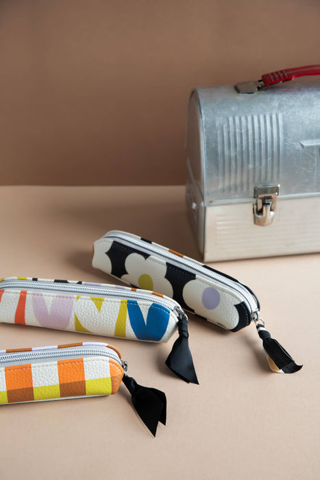 Caroline Gardner Multi Flower Charcoal Pencil Case