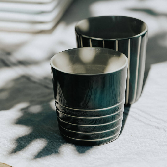 Kindred Vervain Beaker - Sea Green - Large (Set of 2)