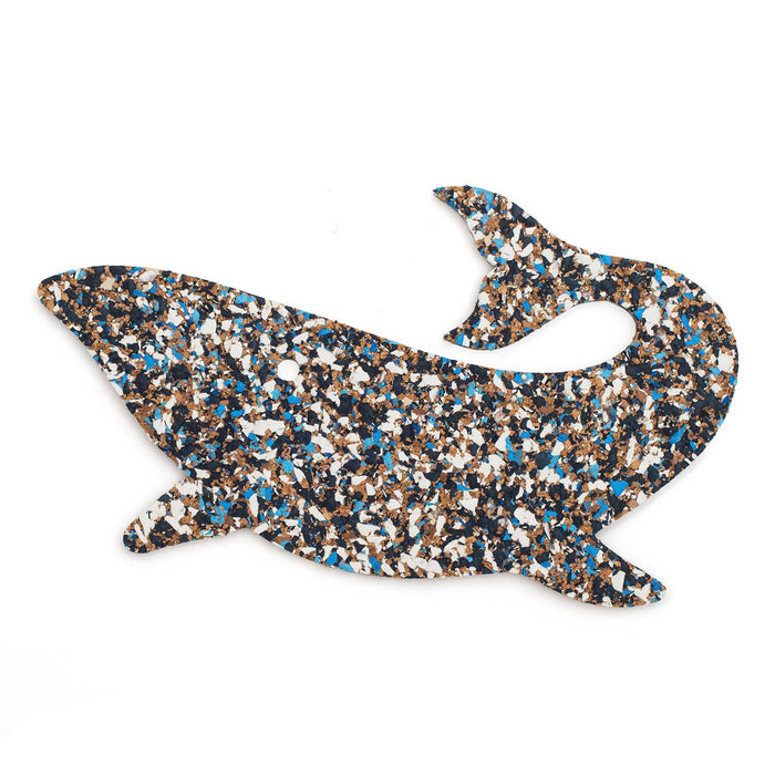 BlissHome Cork Trivet Whale - Recycled Cork Hot Pad (23cm)
