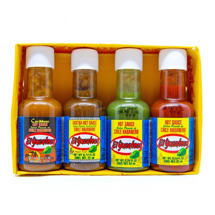 El Yucateco Charola Habanero (4x22ml) - LemonSalt