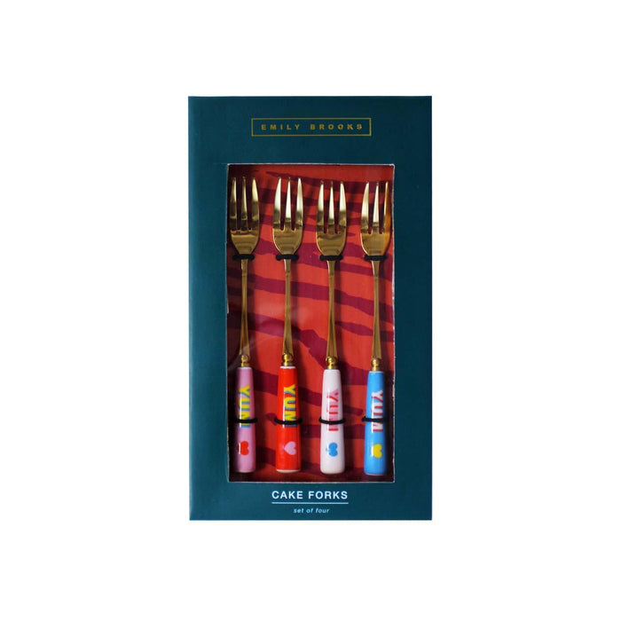 Emily Brooks Cake Forks - Yum