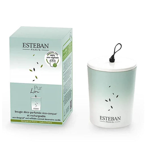 Esteban Pure Lin Lidded Scented Candle (170g) | {{ collection.title }}