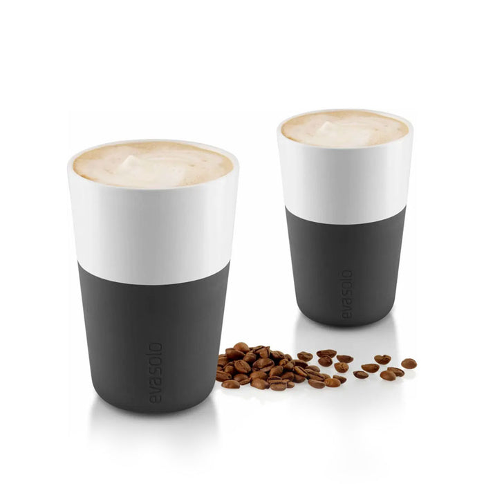 Eva Solo - 2pc Cafe Latte Tumblers Black - LemonSalt