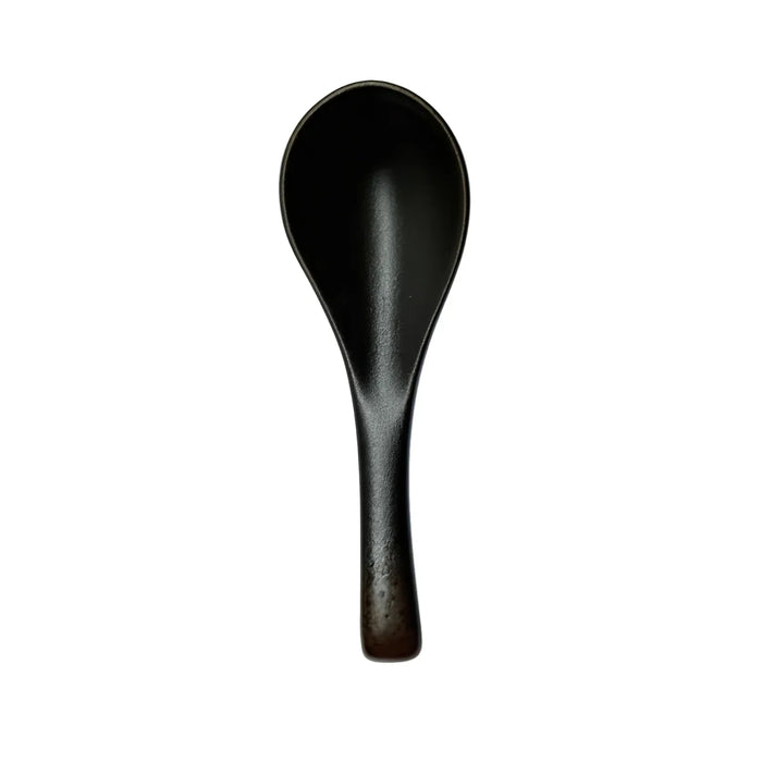 Exquisite Japanese Artisan Ceramic Soup Spoons (Set of 5) - Perfect for Ramen & Pho - LemonSalt