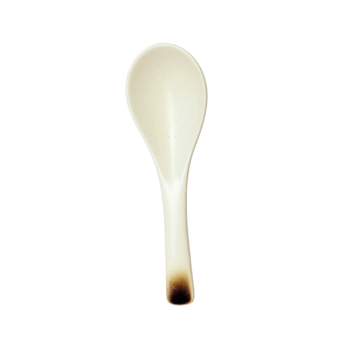 Exquisite Japanese Artisan Ceramic Soup Spoons (Set of 5) - Perfect for Ramen & Pho - LemonSalt