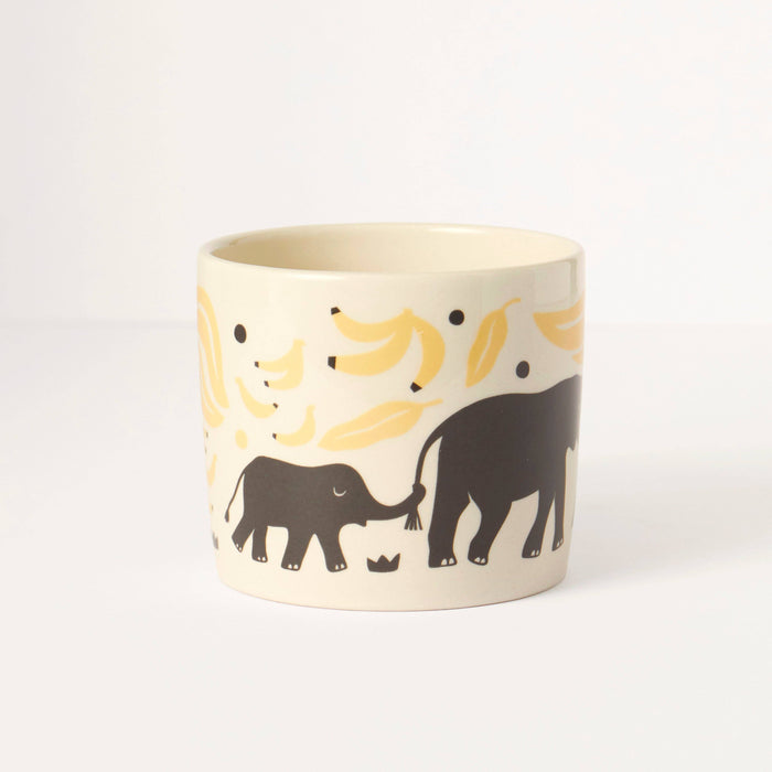 Liga Stoneware Mug - Elephants & Bananas