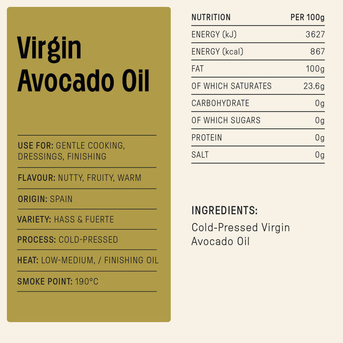 Good Phats Spanish Virgin Avocado Oil (500ml)
