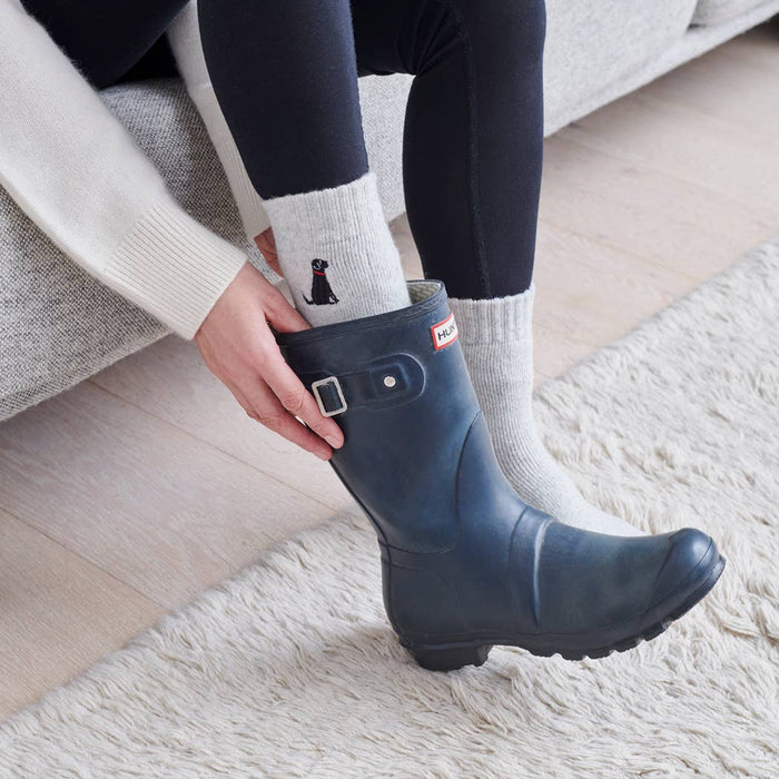 Sweet William Dog Walking socks - Black Labrador