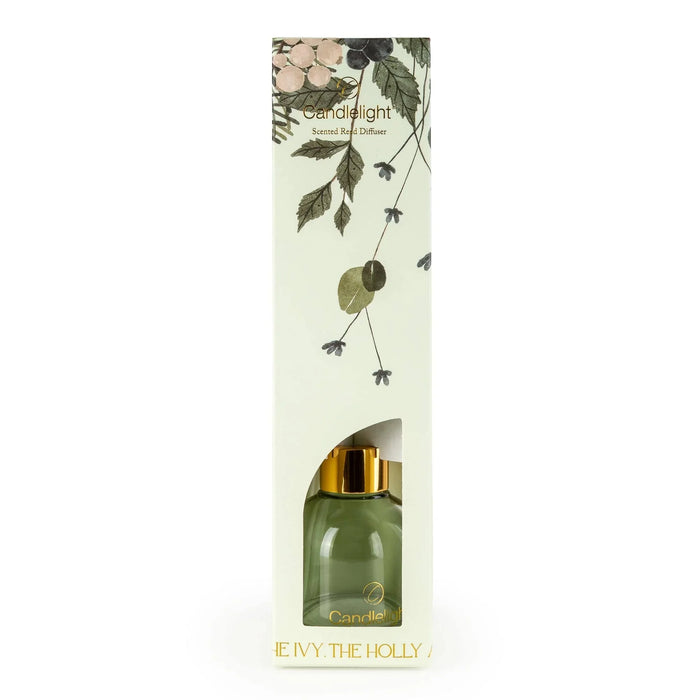 Candlelight Scented Reed Diffuser - Holly & Ivy (100ml)