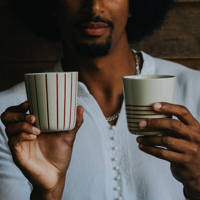 Kindred Sorrel Beaker - Brushed Earth Red - Small (Set of 2)