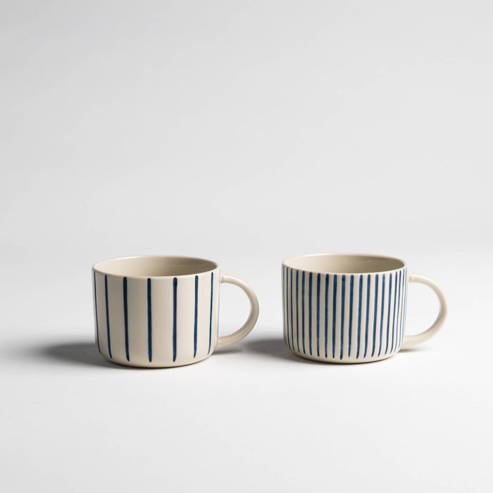 Kindred Yarrow Mug - Brushed Indigo Blue - Medium (Set of 2)