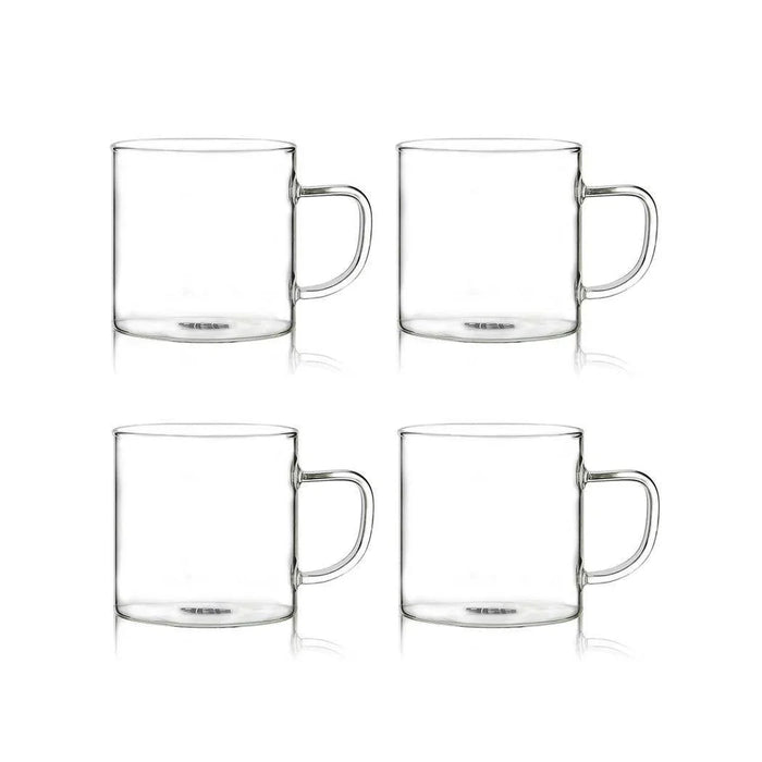 Ogo Living Helya Glass Cups – Set of 4 (12 cl)