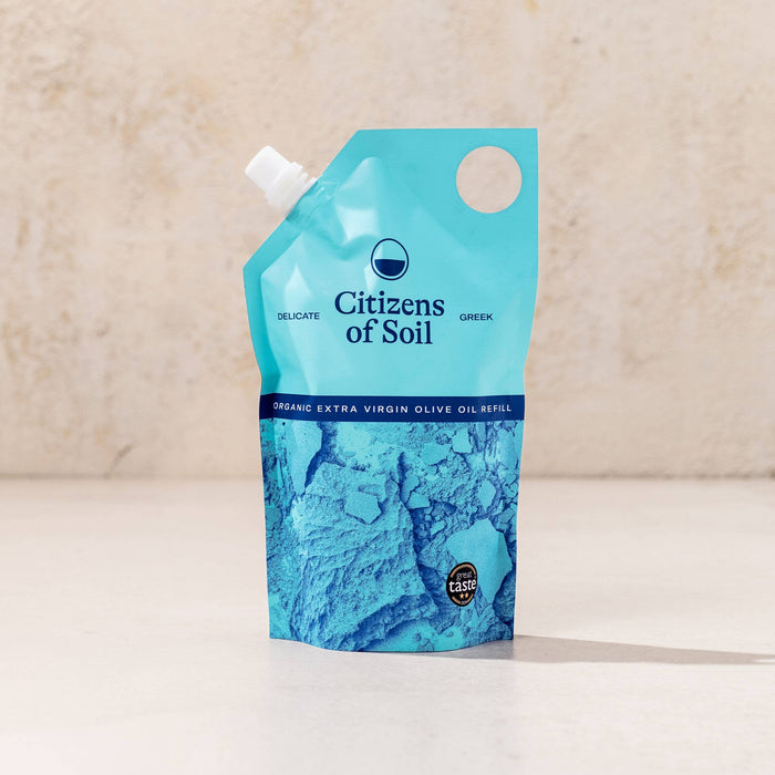 Citizens of Soil Greek Extra Virgin Olive Oil Refill Pouch (500ml)