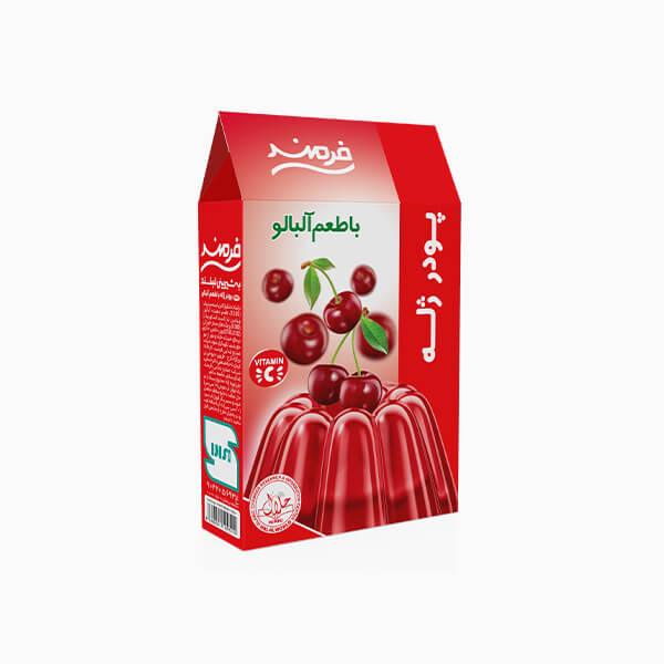 Farmand Sour Cherry Flavoured Jelly Powder (100g)