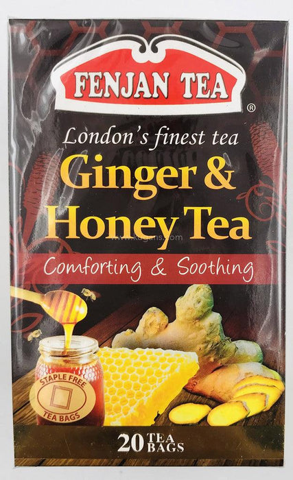 Fenjan Tea Ginger & Honey Tea Bags (20) | {{ collection.title }}