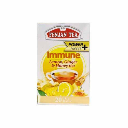 Fenjan Tea Immune Lemon, Ginger & Honey Tea Bags (20) | {{ collection.title }}